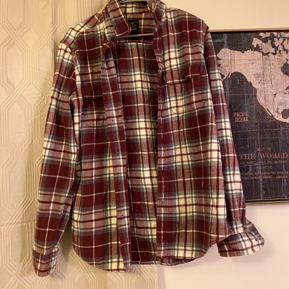 AE oversized flannel